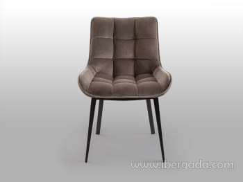 Silla Devany Negro/Piedra (57x57x86)-4