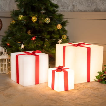 Cubo Navideño con Luz Gifty 32 (32X32X32)
