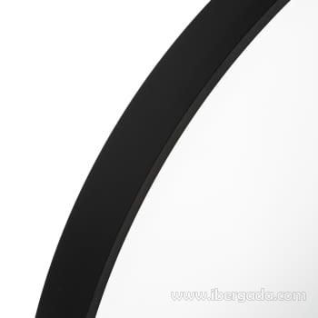 Espejo Aluminio Negro (40x40) - 3