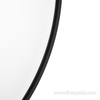 Espejo Aluminio Negro (40x40) - 4