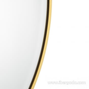 Espejo Aluminio Oro (60x60) - 4