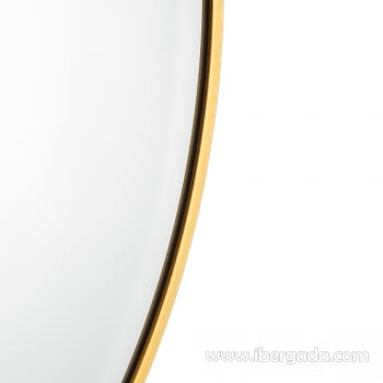 Espejo Aluminio Oro (100x100) - 4