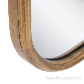 Espejo Mariposa Metal Oro Viejo Grande (147x68) - 4