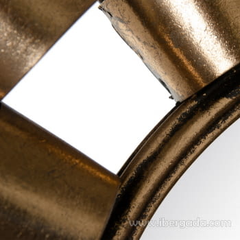 Espejo Metal Oro Viejo (63x63) - 5