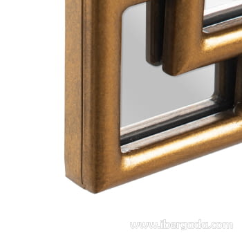 Espejo Metal Oro (90x70) - 2