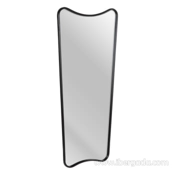 Espejo Mariposa Negro Grande (147x68) - 1