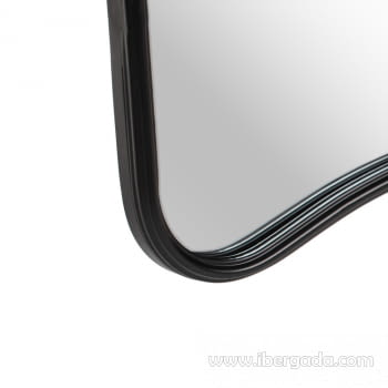 Espejo Mariposa Negro Grande (147x68) - 2