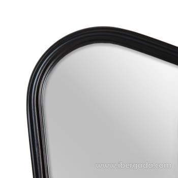 Espejo Mariposa Negro Grande (147x68) - 3