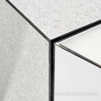 Aparador Cristal Plata 3 puertas (180x48x90) - 2