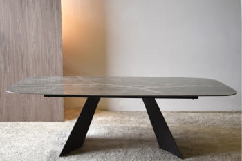 Mesa de Comedor Rectangular Cerámico/Metal (230x110)