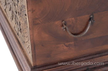Baúl Madera Madera Mango Tallada (116x40x45)-6