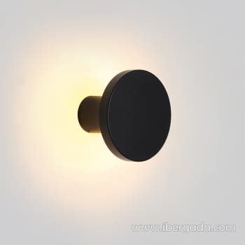 Aplique Corvus Negro LED 7,5W