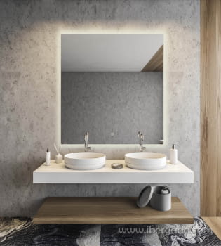 Espejo Rectangular con Luz Estela (80x70)