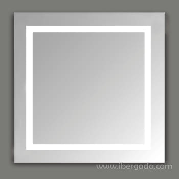 Espejo Rectangular con Luz Mul (80x70) - 1