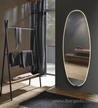 Espejo Vestidor Con Luz Onix (185x70)
