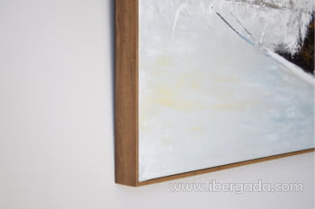 Cuadro Abstracto Sombras con Marco (100x100) - 2