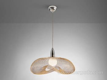 Colgante Forma Cromo/Oro (55x46)