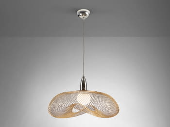 Colgante Forma Cromo/Oro (55x46)