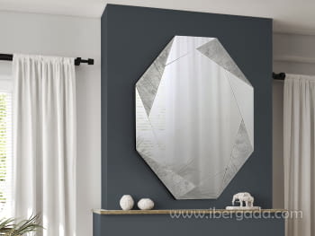Espejo Laverna Plata (120x92)