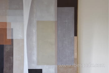 Cuadro Abstracto Cálidos n2 con Marco (135x90x5)-2