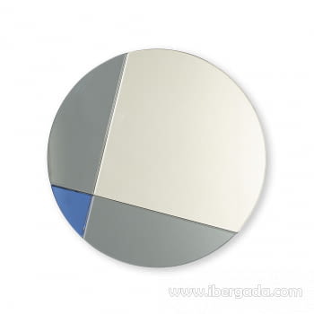 Espejo redondo Azul (60x60x2)