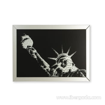 Cuadro Espejo Libertad (120x80)
