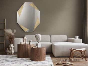 Espejo Laverna Oro (120x92) - 1