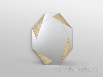 Espejo Laverna Oro (120x92) - 2