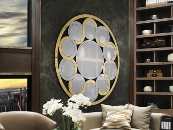 Espejo Zendaya Oro (120x120)