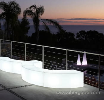 Banco Modular Snake Light (123x53x43)