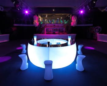 Barra de Bar Fiesta Curva 160 Light (160x60x115)