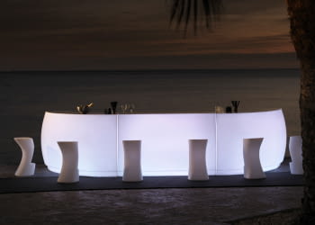 Barra de Bar Fiesta Recta 180 Light (180x60x115)