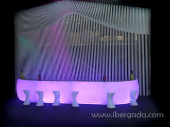 Barra de Bar Fiesta Recta 180 Light (180x60x115) - 3
