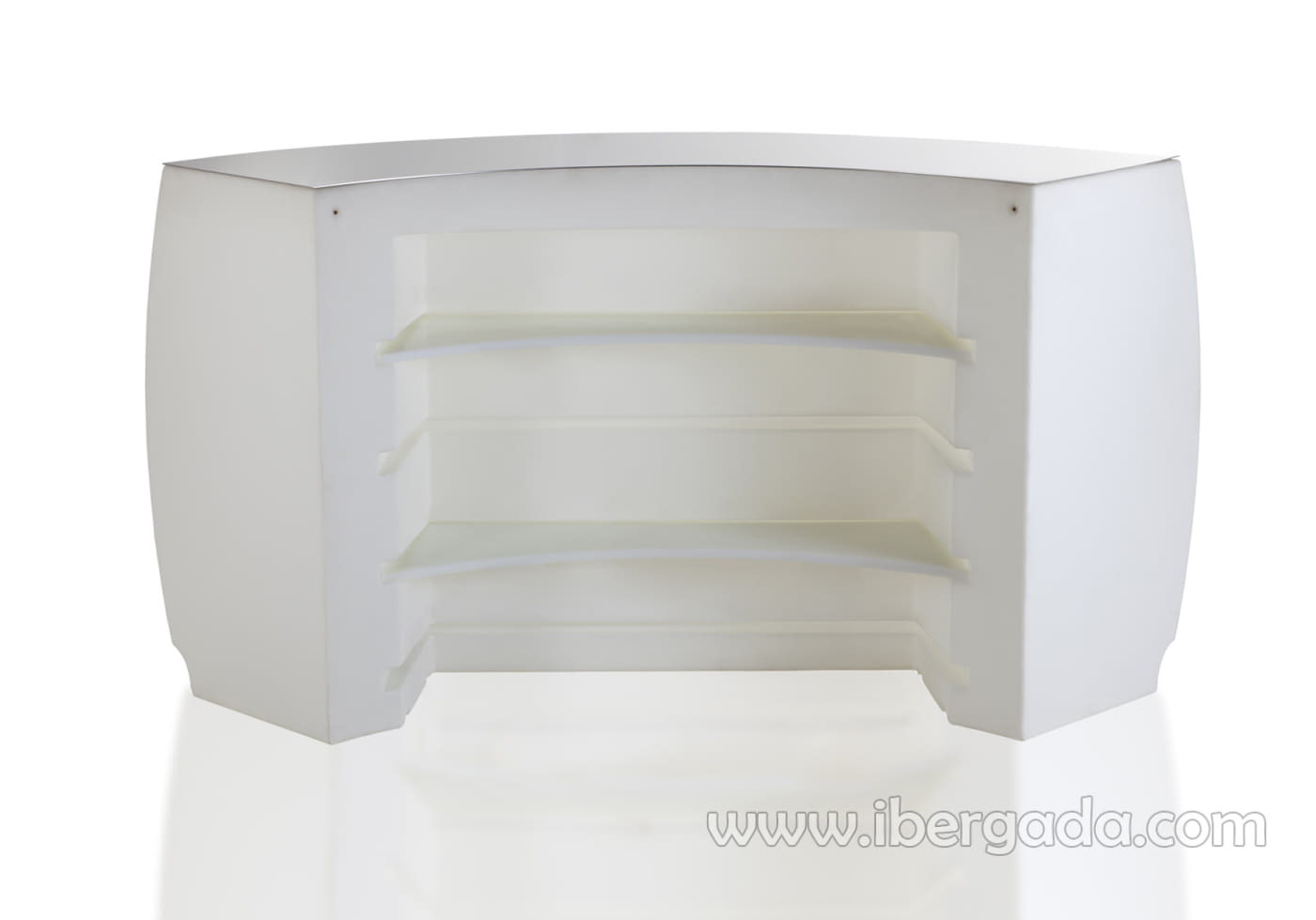 Barra de Bar Fiesta Curva 160 Color (160x60x115)-6