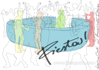 Barra de Bar Fiesta Curva 160 Color (160x60x115)-8