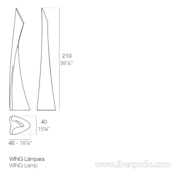 Lampara de Pie Wing (40x46x219)-6