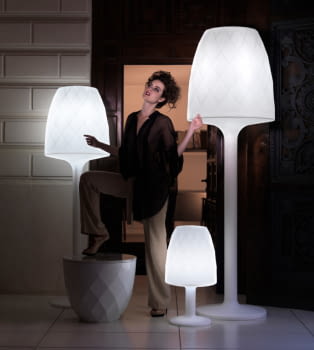 Lámpara de Pie Vases (56x56x180)