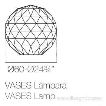 Bola de Luz Vases 60 (60x60x60) - 3