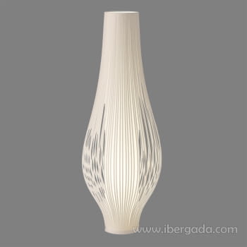 Lampara de Pie Mirta Blanco (50x50x135)