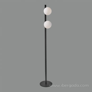 Lampara de Pie Doris Negro 2L (25x25x140)