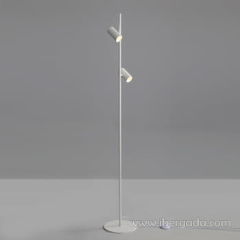 Lampara de Pie Gina Blanco 2L (25x25x161)