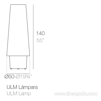 Lámpara de Pie Ulm (50x50x140)-5