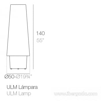 Lámpara de Pie Ulm (50x50x140) - 4