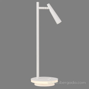 Sobremesa Panau Blanco LED 3W+6W  (15x15x45)