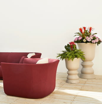 Macetero Suave 65 con Autorriego Color (42x42x65)