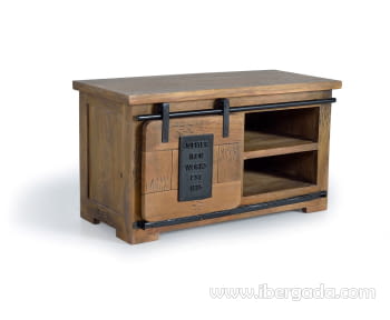 Mueble TV Coventry Madera/Hierro (90x40x50)-2
