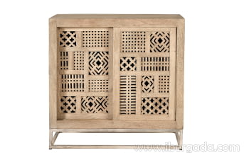 Taquillón Kira Madera/Natural 2 Puertas (90x40x90)