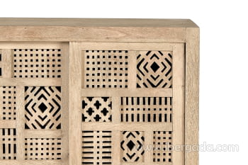 Aparador Kira Madera/Natural 3 Puertas (190x40x95)-2