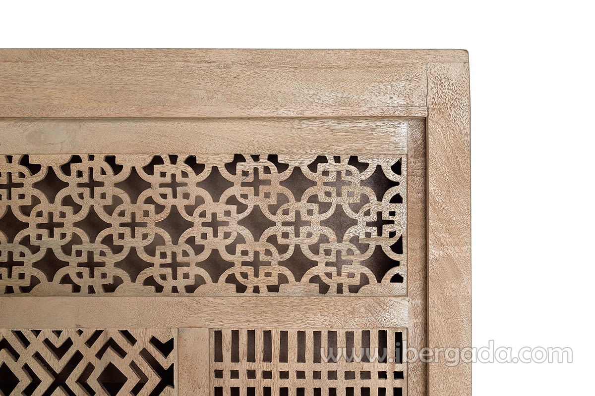 Alacena Kira Madera/Natural 2 Puertas (140x40x170)-7