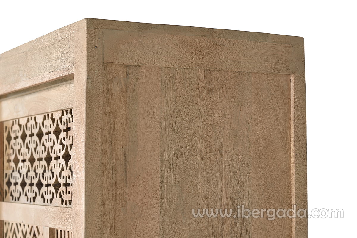 Alacena Kira Madera/Natural 2 Puertas (140x40x170)-8